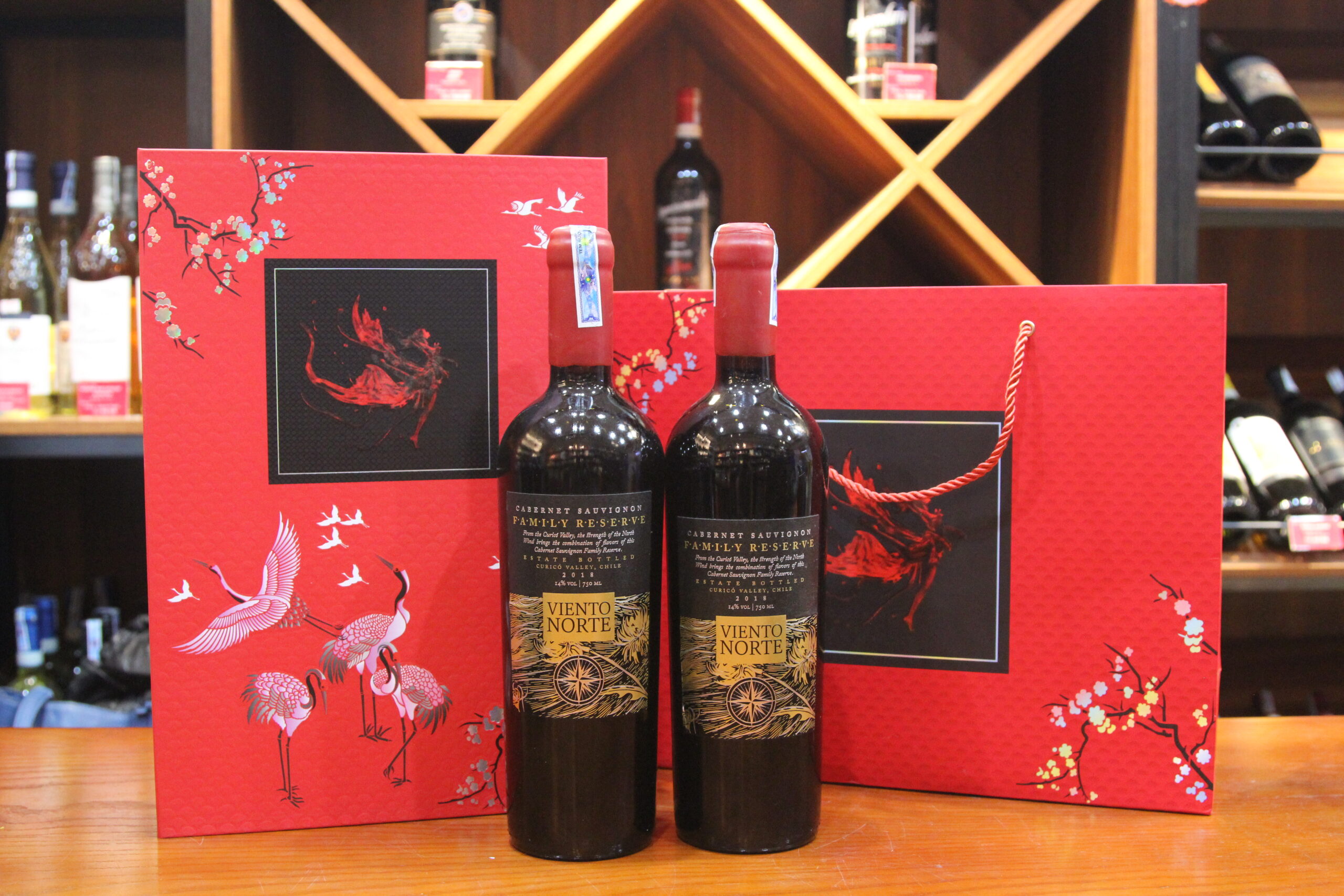 Rượu vang đỏ ngon Viento Norte - Familia Reserva