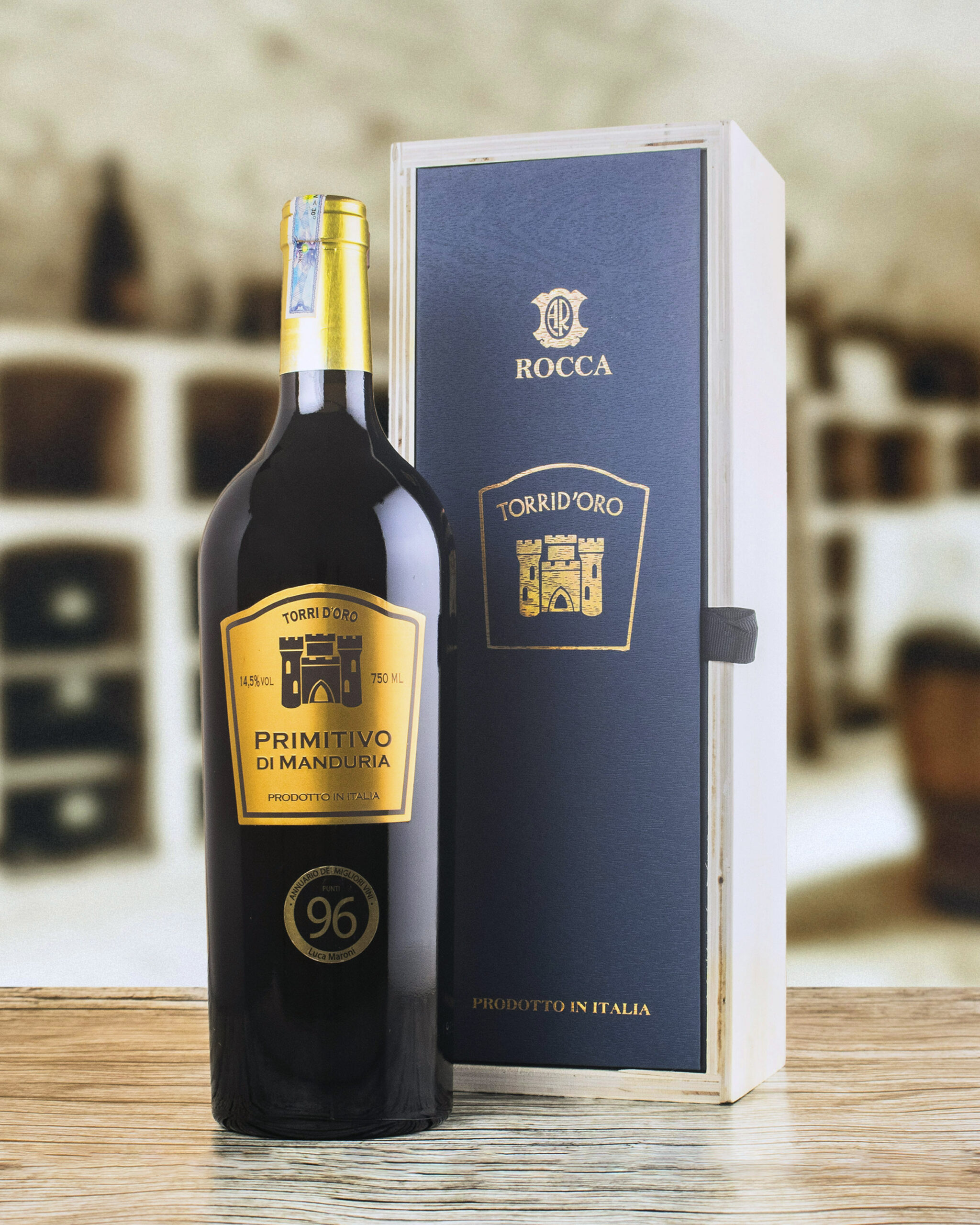 Rượu vang đỏ Ý Torri D’oro Primitivo