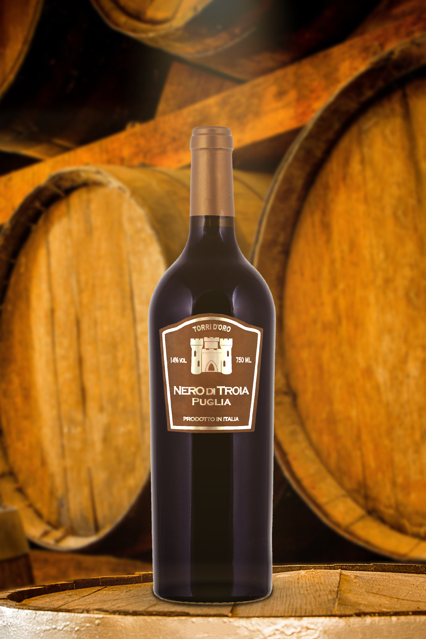 Rượu vang Ý Torri D’oro Nero di Troia Puglia