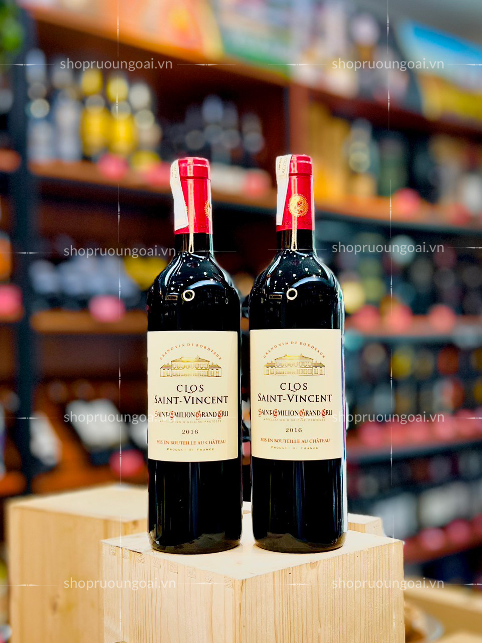 Rượu vang đỏ Pháp Clos Saint Vincent
