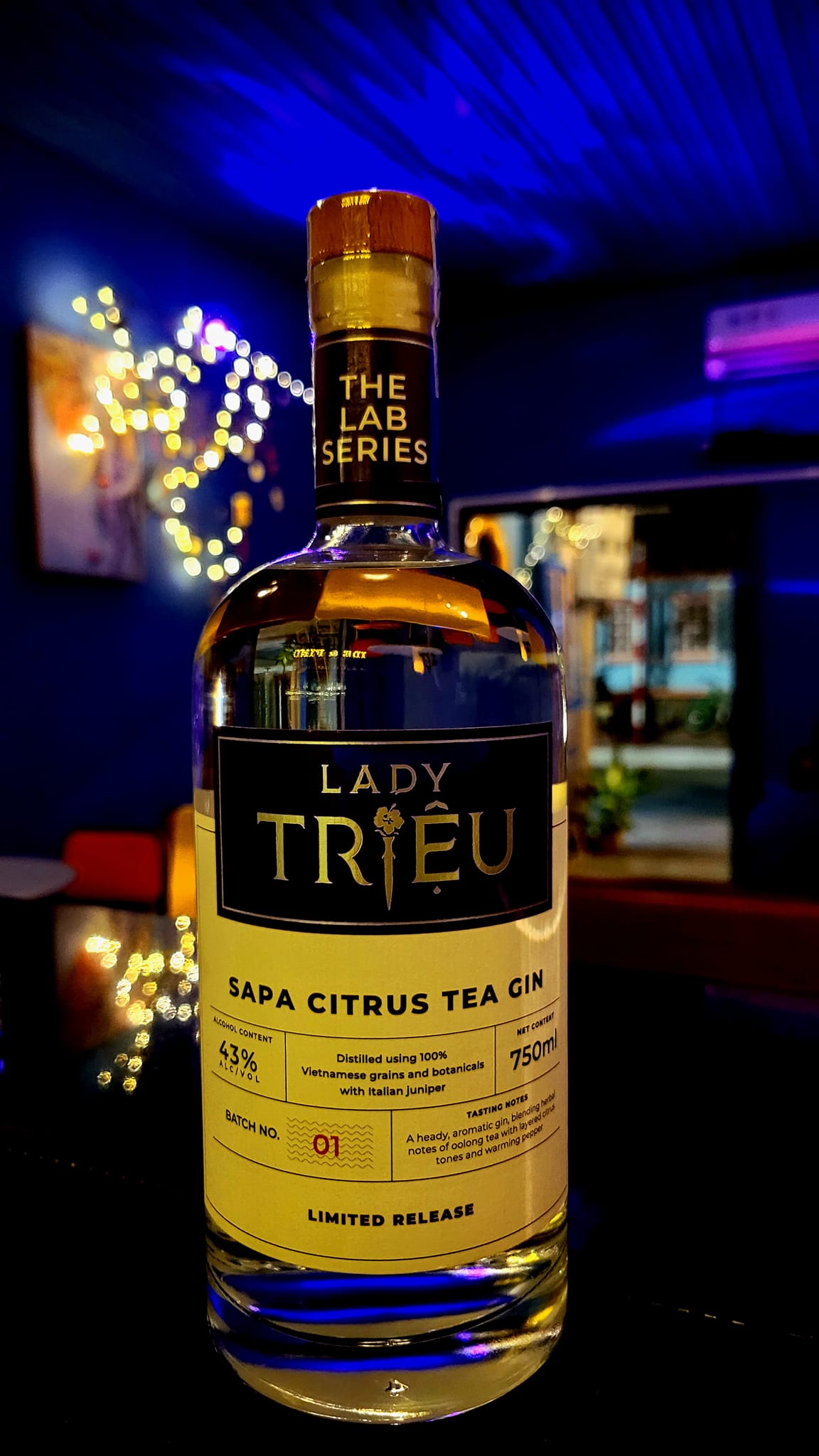 Rượu Lady Triệu Sapa Citrus Tea Gin