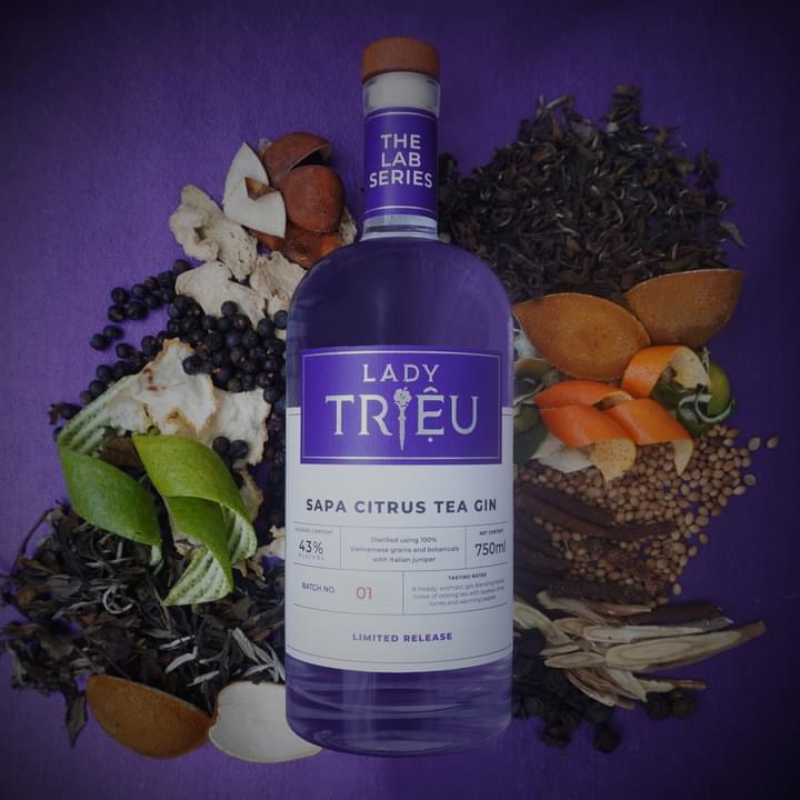 Rượu Lady Triệu Sapa Citrus Tea Gin