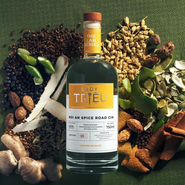rượu Lady Trieu Hoi An Spice Road Gin