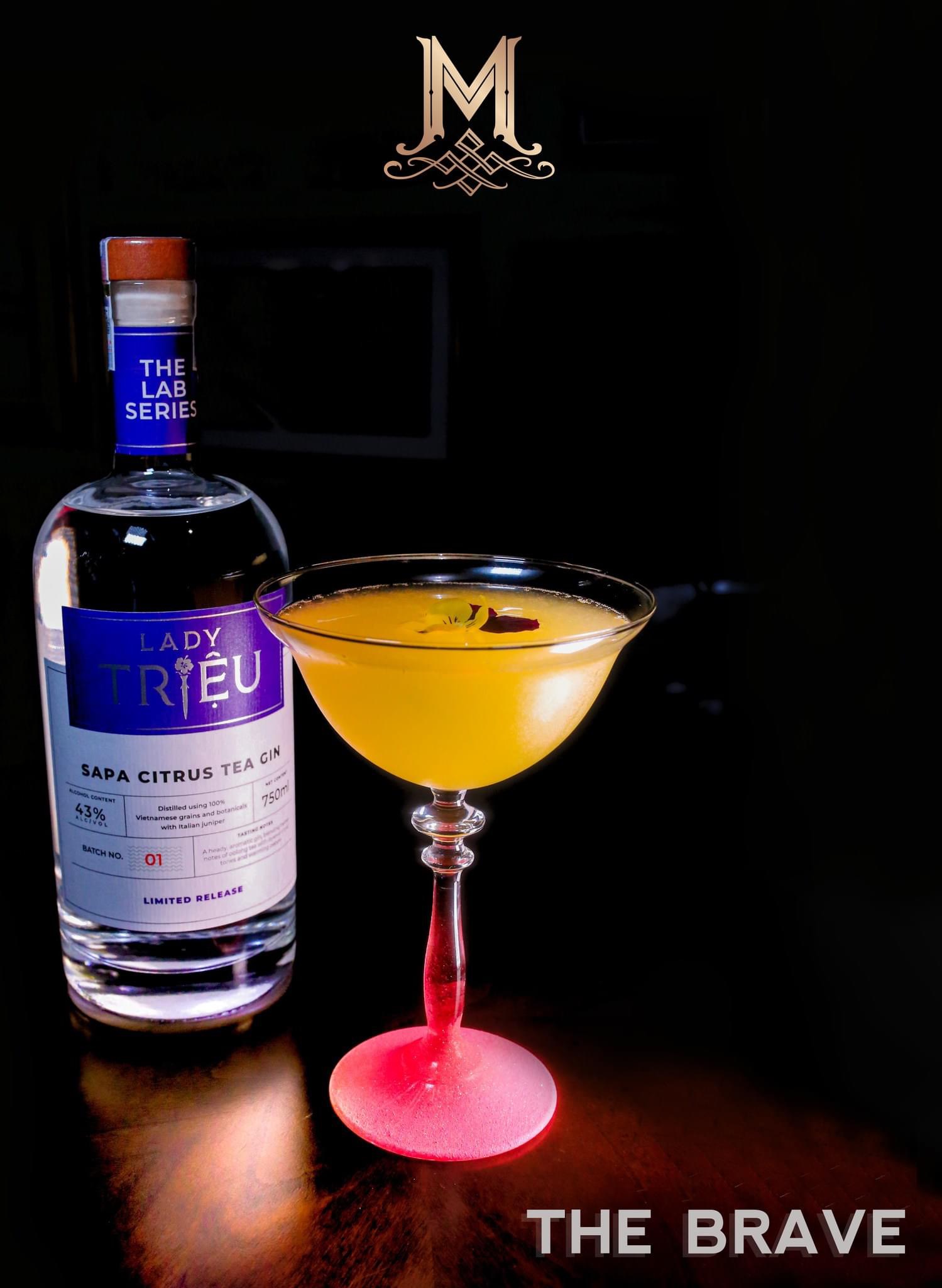 Rượu Lady Triệu Sapa Citrus Tea Gin