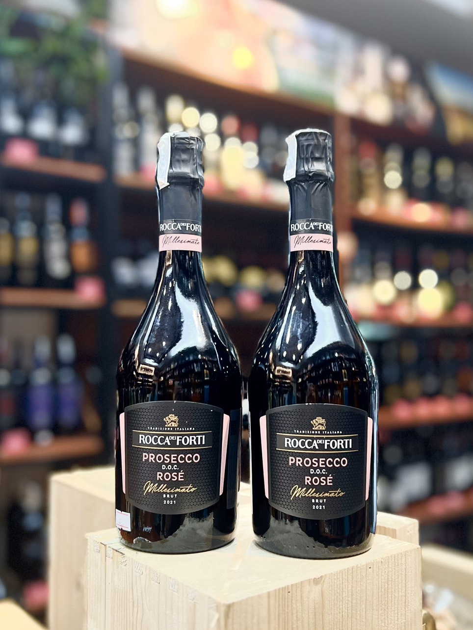 Rượu vang giá rẻ: Rocca Dei Forti Prosecco rose